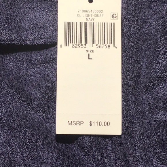 Ralph Lauren Polo mens chenille shorts, navy blue, Large. - Picture 5 of 7